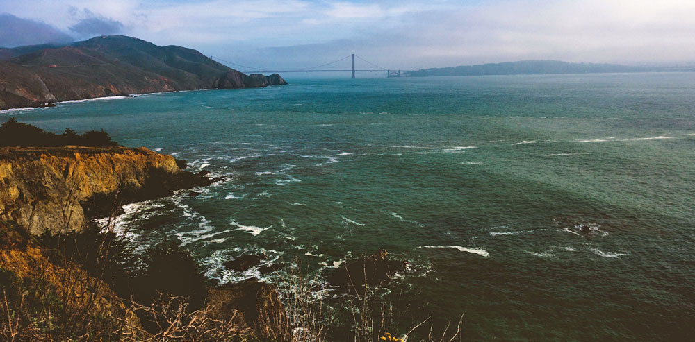 Marin Headlands and San Francisco Bay | photo by Michael Xu