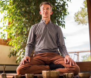 Mark Coleman Meditating